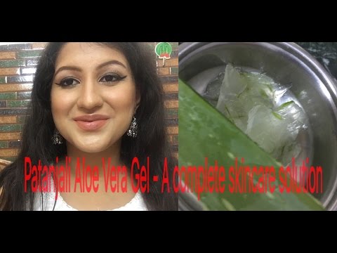MUST WATCH-Best uses of Patanjali Aloe Vera Gel for face Video