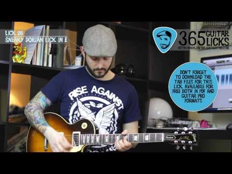 Lick 28/365 - Sneaky Dorian Lick in E | 365 Guitar Licks Project