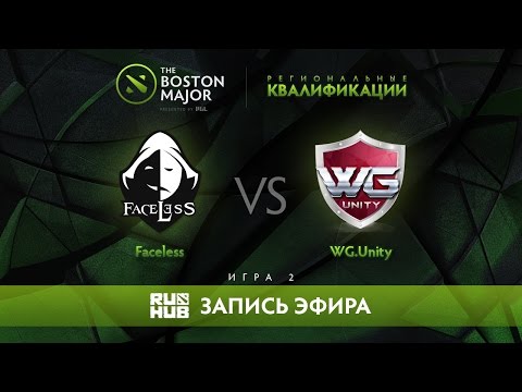 Team Faceless vs WG.Unity, Boston Major Qualifiers - SEA Play-off - game 2 [Adekvat, 4ce]