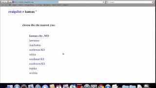 Craigslist Kansas - How to Search All Cities and Towns for Used Cars FSBO