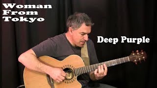 Woman from Tokyo, fingerstyle guitar, Deep Purple, Jake Reichbart