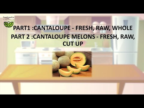 CANTALOUPE . FOOD STORAGE - HOW LONG CAN YOU KEEP.