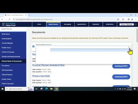 MHS Genesis Health Records How Too video