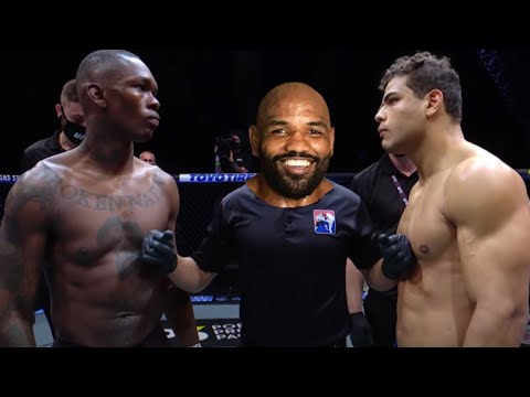 Israel Adesanya calls Paulo Costa "Romero" inside the Octagon at UFC 253