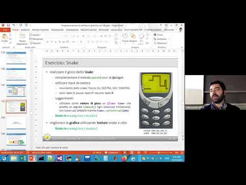 Lezione 21   Implementazione Snake