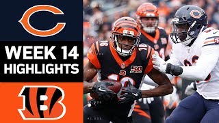 Bears vs. Bengals | NFL Week 14 Game Highlights