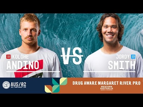 Kolohe Andino vs. Jordy Smith - Quarterfinals, Heat 4 - Drug Aware Margaret River Pro 2017