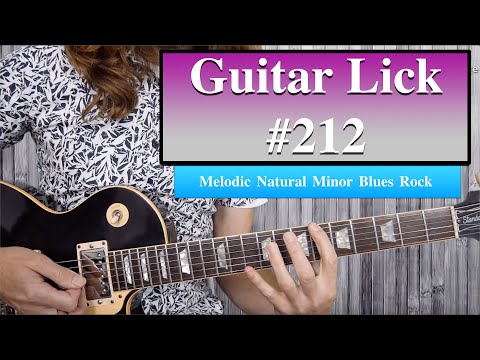 Guitar Lick Friday Week 212 - Melodic Natural Minor in Cm