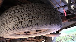 How to Remove Spare Tire from Underneath Trucks, Vans and Pickups!