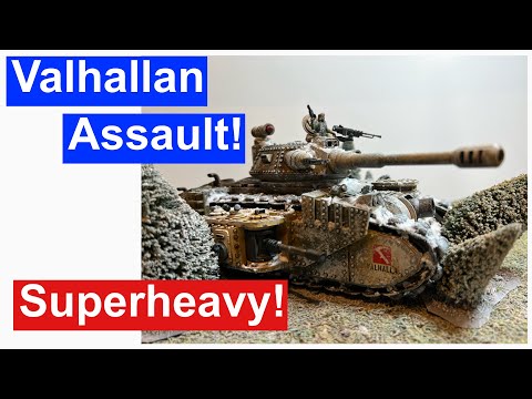 40k Superheavy Valhallan Tank - Baneblade Proxy