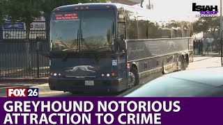 Greyhound notorious attraction to crime
