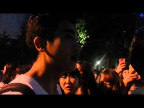 130809 music bank 출구