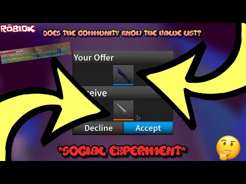 Does Everyone Know About The Value List Social Experiment And - does everyone know about the value list social experiment and trading flakes roblox assassin weirdbread2oo3