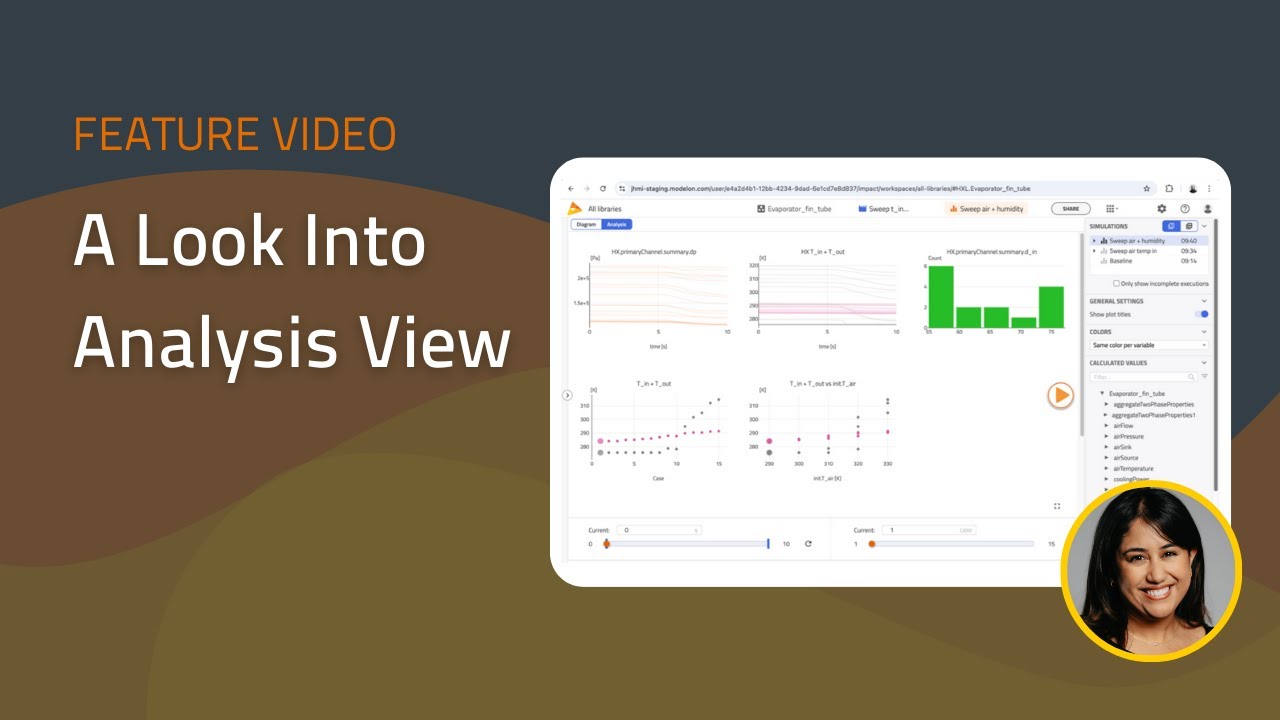 Post-Process and Anaylze Simulation Data in Modelon Impact | Analysis View