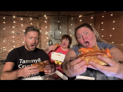 Crystal does a mukbang with Tammy and Billy Gilman