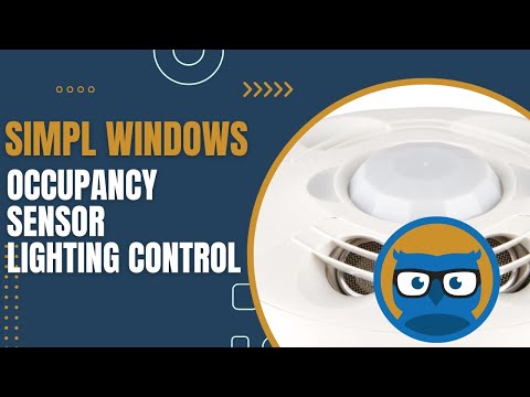 Programming an Occupancy Sensor for Lighting Automation in SIMPL Windows