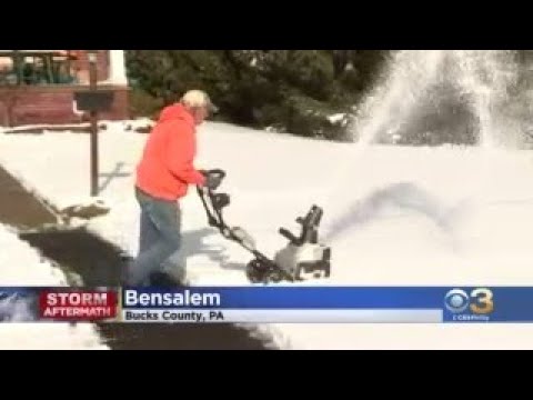 Bucks County Residents Digging Out From Winter Storm