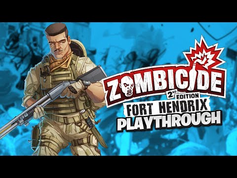 Zombicide Fort Hendrix Playthrough - M1 Gathering the Braves
