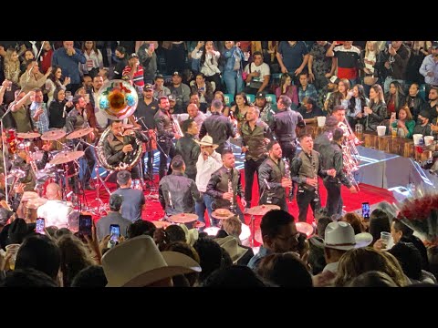 Banda ms y Julion Álvarez cantando juntos en el palenque de Tepic Nayarit 2022