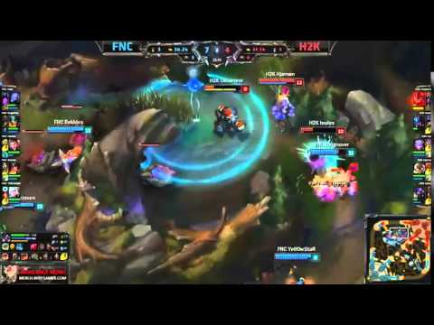 Highlight FNC vs H2K - EU LCS 2015 Summer W5D1 - Fnatic vs H2k-Gaming