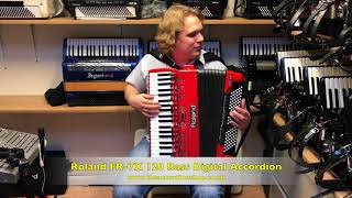 Video thumbnail for Roland FR-7X 120 Bass Digital Accordion by AccordionShop