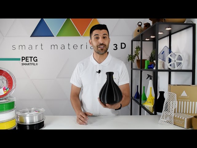 Smartfil Eco R-PETG Bobina de Filamento para Impresión 3D Alta Velocidad 1Kg 1.75mm Capri Blue video