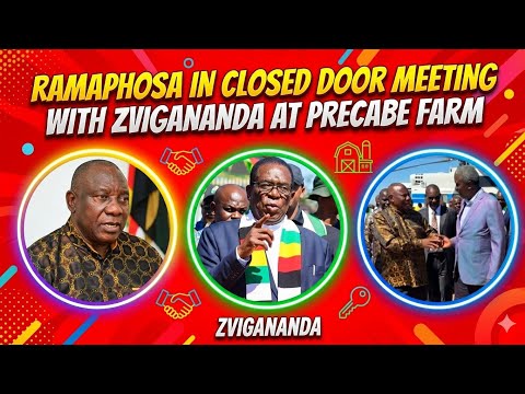 Watch as Ramaphosa Tours Precabe Farm Ahead of Secret Closed-Door Meeting