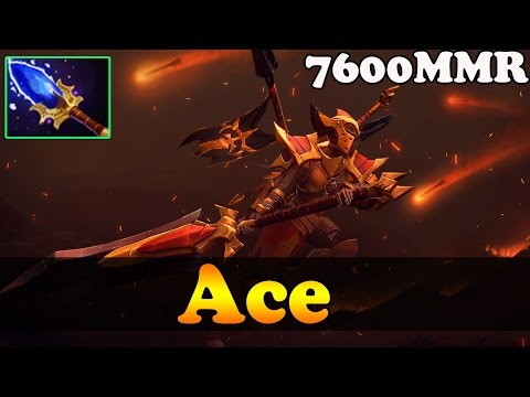 Ace 7600 MMR Plays Legion Commander With Aghanim's Scepter - Ranked Match Gameplay!