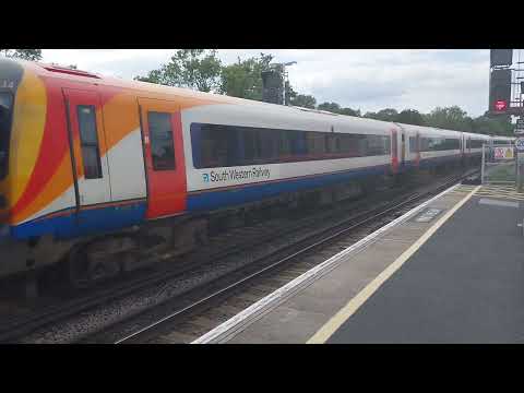 SWR Class 444 044 Desiro & Class 444003 Departing From Guildford The 24th of June 2023