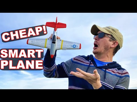 BEST Cheapest RC Plane P51 Warbird 2020 So Far RTF w/ Flight Stabilization!! TheRcSaylors