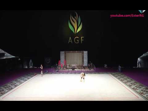 Kseniya Moustafaeva Ball Training - WC Baku 2016
