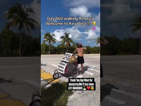 December 5th, 2025, I walked into Key West, Florida! My life has been changed! Yall MATTER🌎🏃🏝️❤️