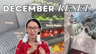 DECEMBER RESET ROUTINE ❄️ Cleaning, Decluttering, Christmas Prep & Errands