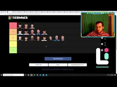 WORLDS 2020 - SUPPORT TIER LIST