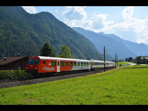 Arlberg Bahnverkehr am 09.06.23 – "ET10.104, Klimaticket, Feuerwehr Taurus, 1144 mit Hilfszugwagen"