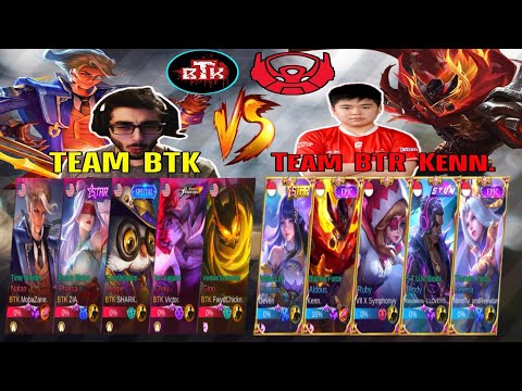 Team BTK VS Team BTR Kenn. | INTENSE GAME | MLBB