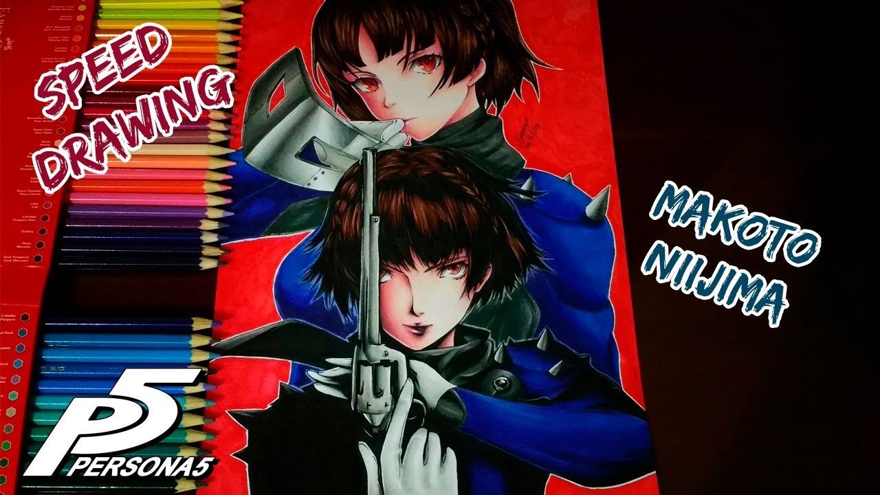Speed Drawing - Makoto Niijima | Queen (Persona 5)