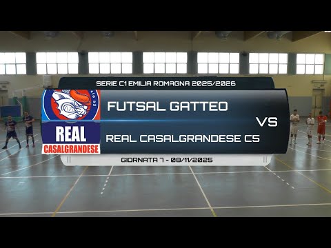 FUTSAL GATTEO VS REAL CASALGRANDESE C5 - SERIE C1 EMILIA ROMAGNA 2025/2026 GIORNATA 7 - 08/11/2025