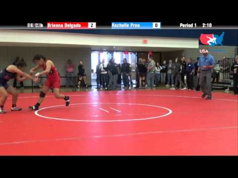 60 KG R2 - Brieana Delgado (OKCU Gator) vs. Rachelle Proa (King)