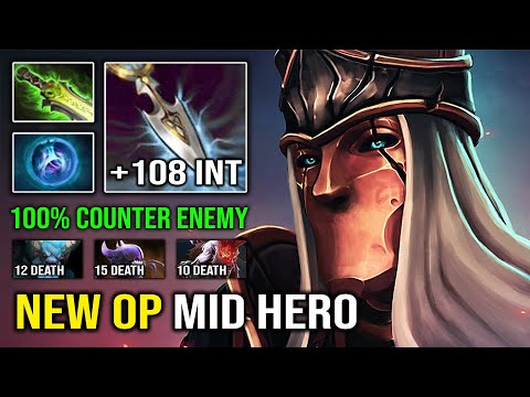 NEW OP MID SILENCER +108 Perma INT Brutal Pure Glaives DPS Instant Delete Enemy 7.32d Dota 2