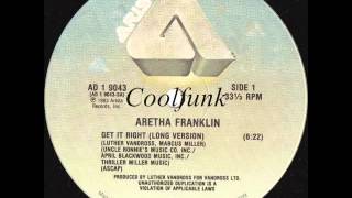 Aretha Franklin - Get It Right (12&quot; Extended 1983)