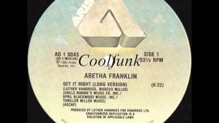 Aretha Franklin - Get It Right (12&quot; Extended 1983)