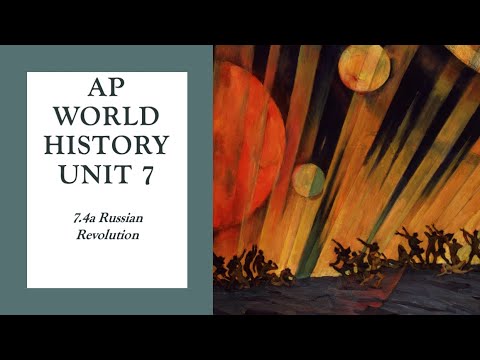 7.4a Russian Revolution Lecture (AP World History)