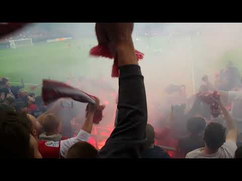 Vafc-Reims superbe ambiance dans le kop