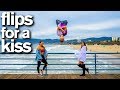Extreme Acro Gymnasts do Flips for a Kiss *they'll jump off anything*