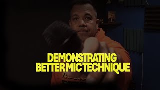 Example of Stagecraft Training on Microphone Techn