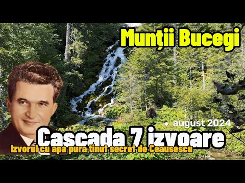 Izvorul cu APA VIE din Bucegi tinut secret de CEAUSESCU cea mai pura APA Cascada 7 IZVOARE SCROPOASA