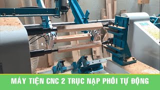Máy tiện CNC 2 trục nạp phôi tự động |WM-1500A2
