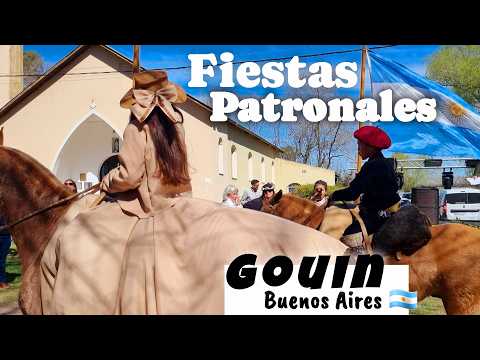 ✨FIESTAS Patronales GOUIN un PUEBLO RURAL de la Provincia de Buenos Aires ABRIENDOHUELLASXELMUNDO 🌎