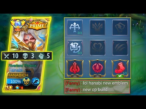 OP DAMAGE!! 🔥NEW META BUILD!! HANABI BEST BUILD 2023 🔥 | MOBILE LEGENDS
